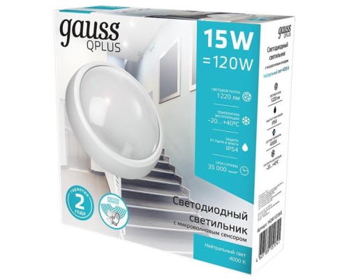 Настенно-потолочный светильник Qplus 142411215-S Gauss