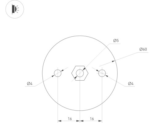 Настенный светильник PICASO 047345 Arlight