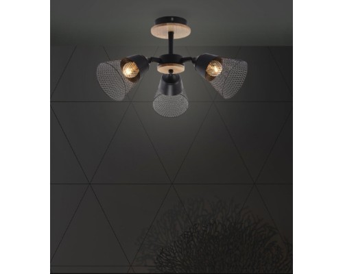 Потолочная люстра Mert WD3525/3C-BK-CR-BK Wedo Light