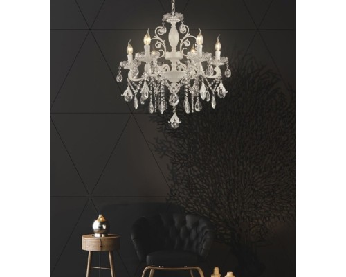Подвесная люстра Rozolini WD3539/6H-WT-CL Wedo Light