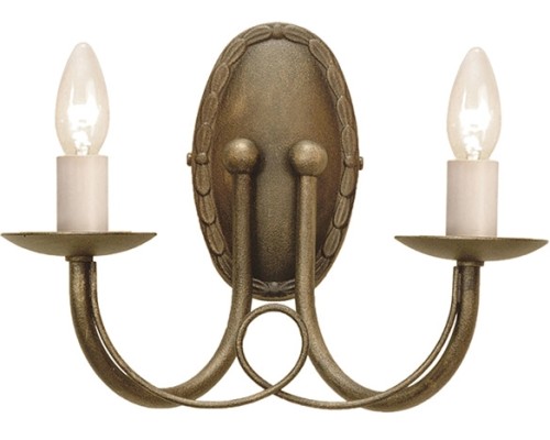 Бра Minster MN2-BLK-GOLD Elstead