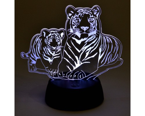 Светильник декоративный  ULI-M508 RGB/3AA TIGER FAMILY/BLACK Uniel