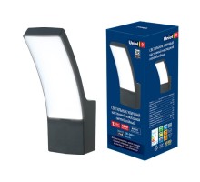 Настенный светильник уличный  ULU-S70A-12W/4000K IP65 BLACK Uniel