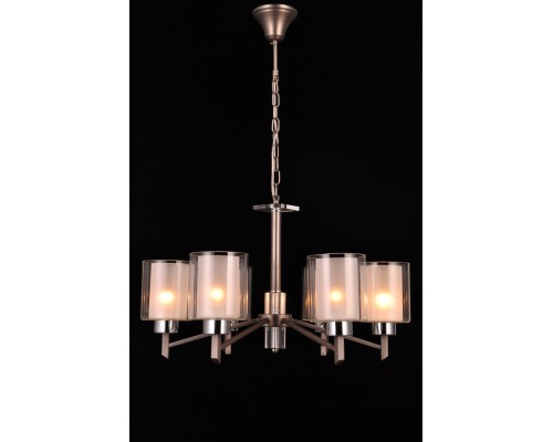 Подвесная люстра Double DOUBLE 81049-6C ANTIQUE SILVER Natali Kovaltseva
