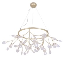 Подвесная люстра EVITA EVITA SP45 D GOLD/TRANSPARENT Crystal Lux