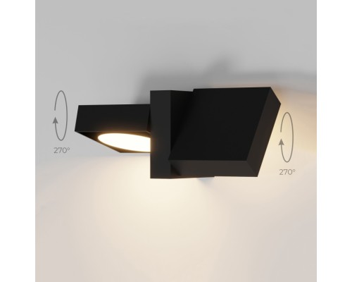 Настенный светильник уличный Twin 35170/D черный Elektrostandard