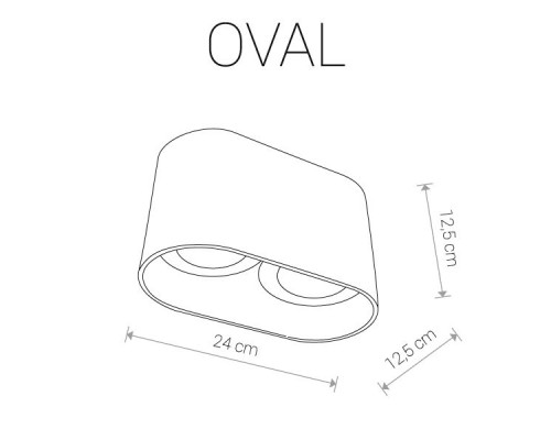 Точечный светильник Oval 9241 Nowodvorski