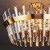 Потолочная люстра Steccato 10111/8 золотая бронза/прозрачный хрусталь Strotskis Eurosvet