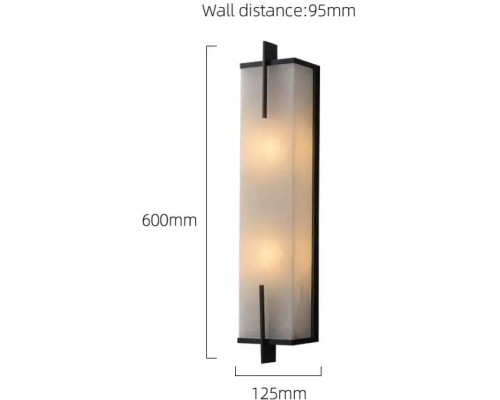 Бра Wall lamp MT8856-2W black DeLight Collection