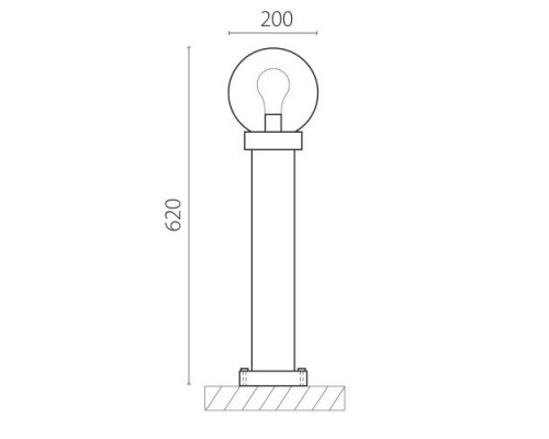 Наземный светильник Bolla 373910 Lightstar