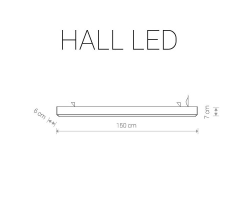 Подвесной светильник Hall Led 9466 Nowodvorski