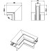 Соединитель угловой SPACE-Track system Inner corner InB M Donolux