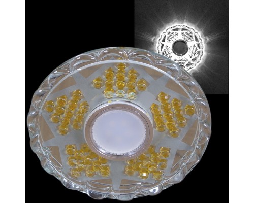 Точечный светильник  62060-9.0-001PL MR16+LED5W CL+GD Reluce