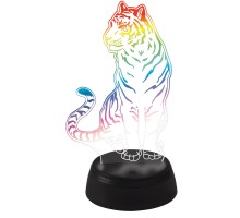 Световая фигура  ULI-M507 RGB/3AA TIGER/BLACK Uniel