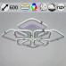 Потолочная люстра  06321-3.3-4+4A WH+CR (RGB) Reluce