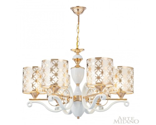 Подвесная люстра Florentia-3097 303097/6 Wh/Gd Arte Milano