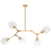 Потолочная люстра Yuka A4103SP-5GO Arte Lamp