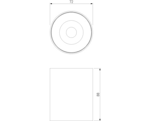 Точечный светильник Primo 25116/LED Elektrostandard