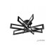 Потолочная люстра Stalker 9082-R800-X 128W BK iLedex