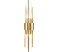 Бра ATENTO ATENTO AP2 BRASS/TRANSPARENTE Crystal Lux
