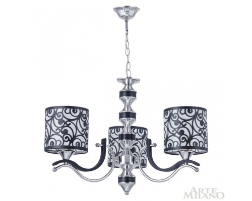 Подвесная люстра Florentia-4957 304957/3 Bk/Ni Arte Milano