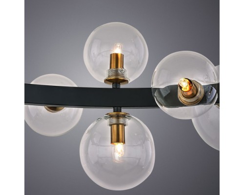 Подвесная люстра Vincent A7790SP-24BK Arte Lamp