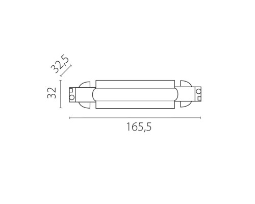 Центральный коннектор питания Quattro 504186-FRPS Lightstar