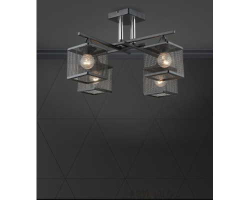 Потолочная люстра Sildzh WD3638/4C-BK-CR-BK Wedo Light