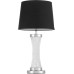 Интерьерная настольная лампа Villanova LDT 302 CHR+BK Lumina Deco