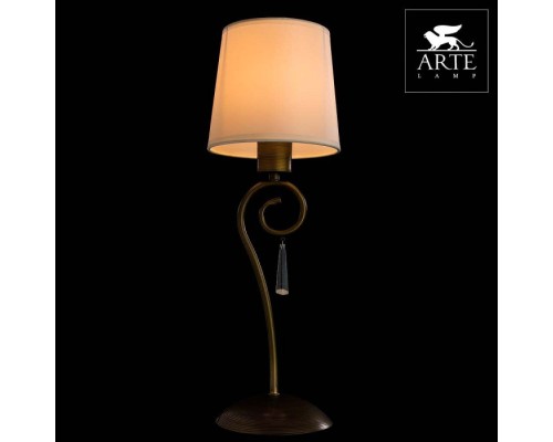 Интерьерная настольная лампа Carolina A9239LT-1BR Arte Lamp