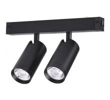 Трековый светильник PLAIN CYLINDER AM590 2X10W 3000K BK AM Group