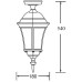 Потолочный светильник уличный ASTORIA 1 S 91305SA Bl Oasis Light