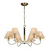 Подвесная люстра Amber YT2043-8 GD+Coffee iLamp