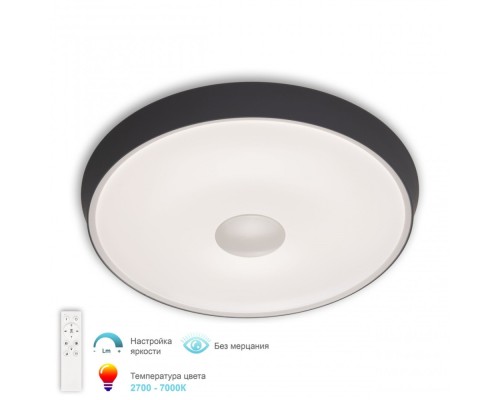 Потолочный светильник Turin 3306.B255-450 White/Grey APL LED