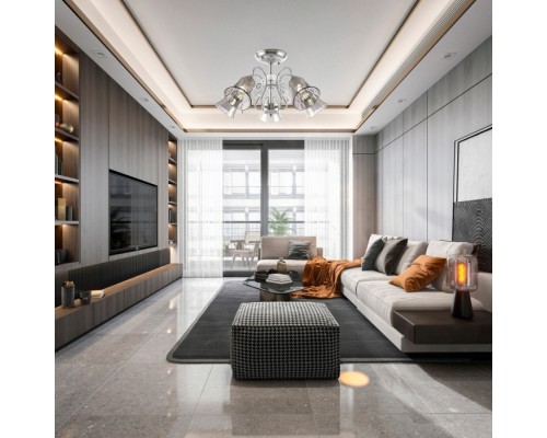 Потолочная люстра AM340800 340800/5 CR Arte Milano