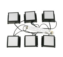 Точечный светильник Grilyato Mini ULP-0808 42W/4000К IP40 GRILYATO OPAL BLACK KIT06 Uniel