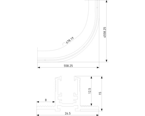 Шинопровод Mini Magnetic 85220/00 Elektrostandard