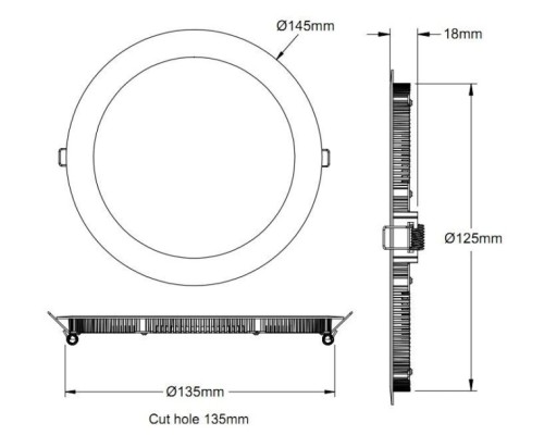 Точечный светильник LED Panel 565102 Deko-Light