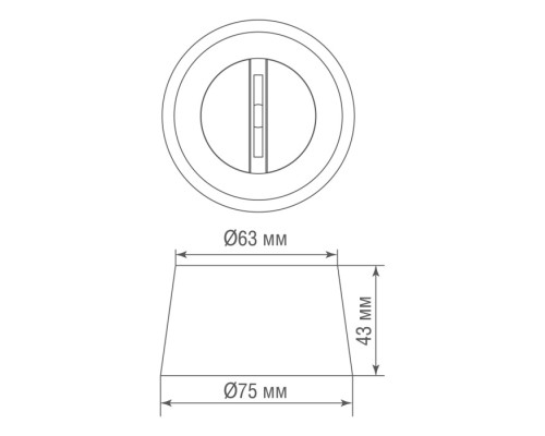 Накладное крепление Sling System Base C Sling Donolux