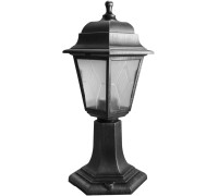 Наземный фонарь  UUL-A01F 60W/E27 IP44 BLACK SILVER Uniel
