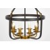 Подвесная люстра Berling LDP 8024-8 BK+MD Lumina Deco