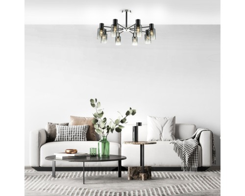 Потолочная люстра Diversity 2120/8P Black Escada