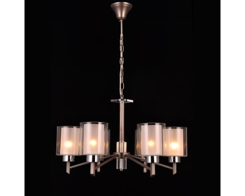 Подвесная люстра Double DOUBLE 81049-6C ANTIQUE SILVER Natali Kovaltseva