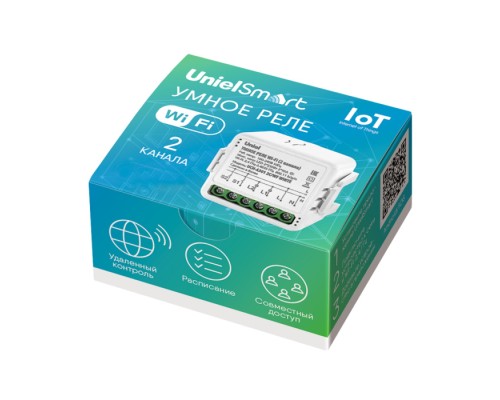 Wi-Fi реле  UCH-A301 2C/WF WHITE Uniel