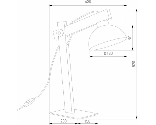 Интерьерная настольная лампа Oslo 5346 Oslo TK Lighting