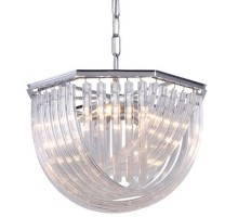 Подвесная люстра Murano Glass KR0116P-5R/A chrome DeLight Collection