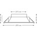 Точечный светильник Downlight 9033420207 Gauss