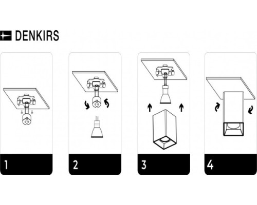 Точечный светильник Soro DK3030-BK Denkirs
