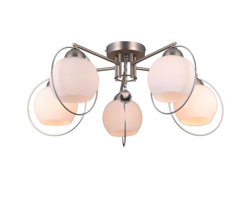 Потолочная люстра Sphere Ii SPHERE II 81051-5C SATIN NICKEL Natali Kovaltseva