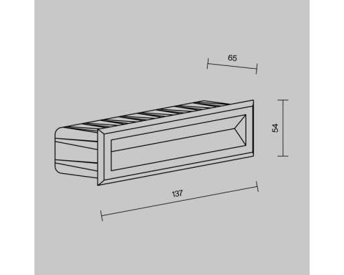 Подсветка для лестниц и ступеней Lock O014SL-L3W3K Maytoni